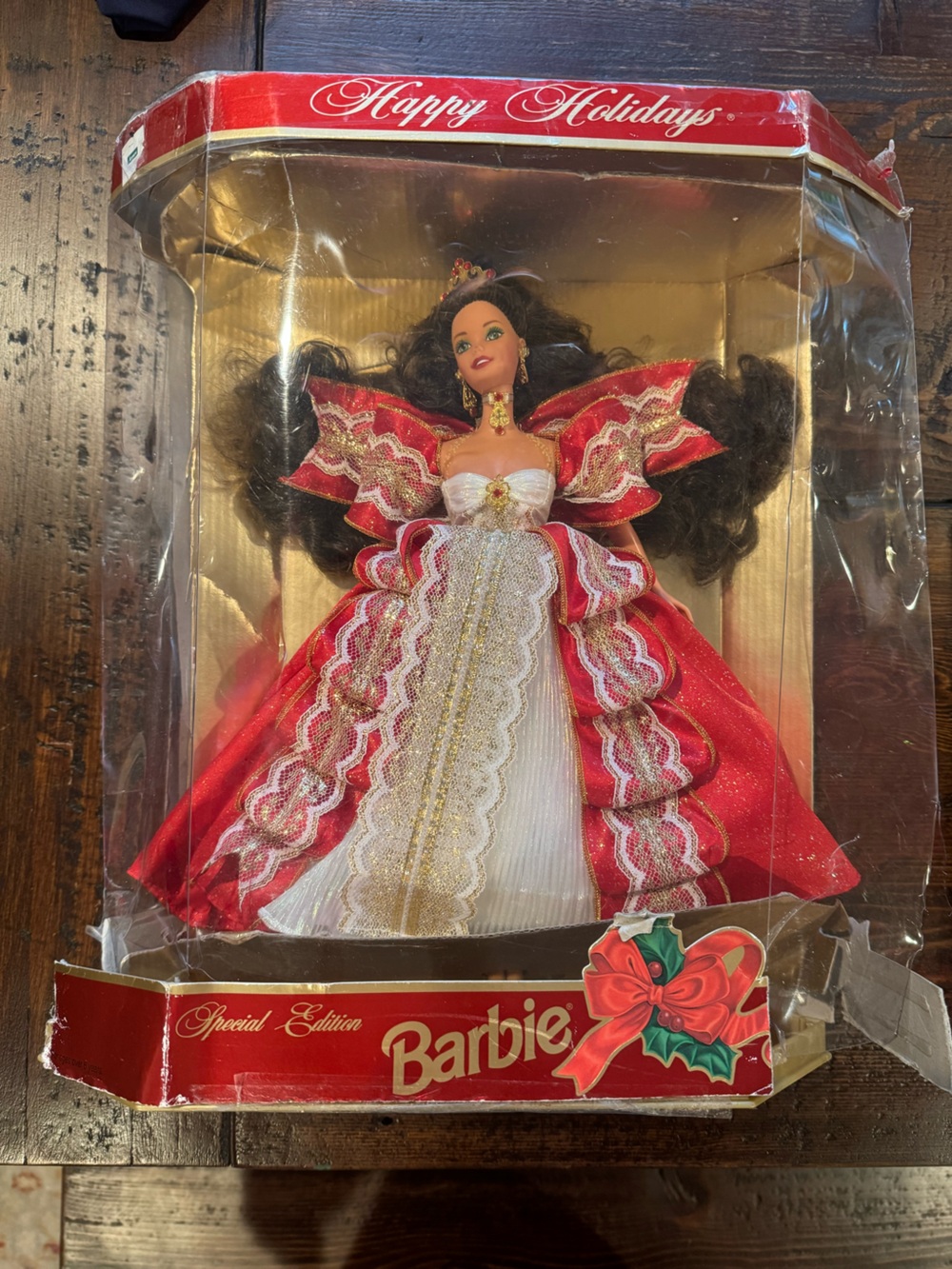 Edition 10th Anniversary Holiday Barbie. New in box.
